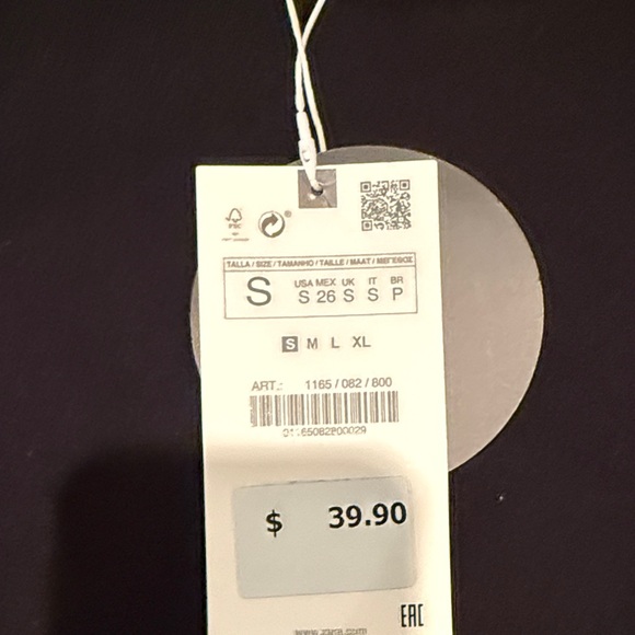 Zara Black Crew Neck Sweater - Picture 3 of 3